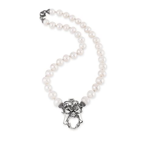 collana greco chanel crociera|Collana Perle Con Maschera .